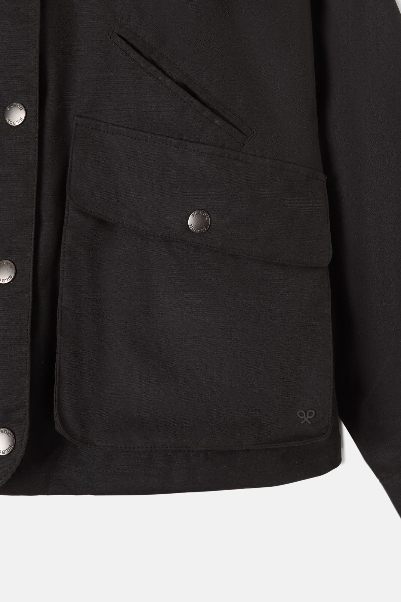 Silbon Casaco borrego em shearling Verde