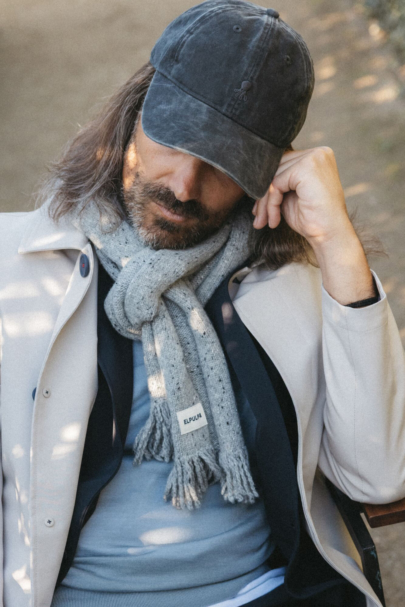 elPulpo Bon&eacute; bordado lavado