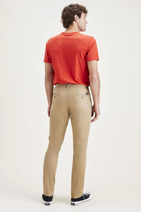 Cortefiel Pantalones chinos skinny fit Dourado