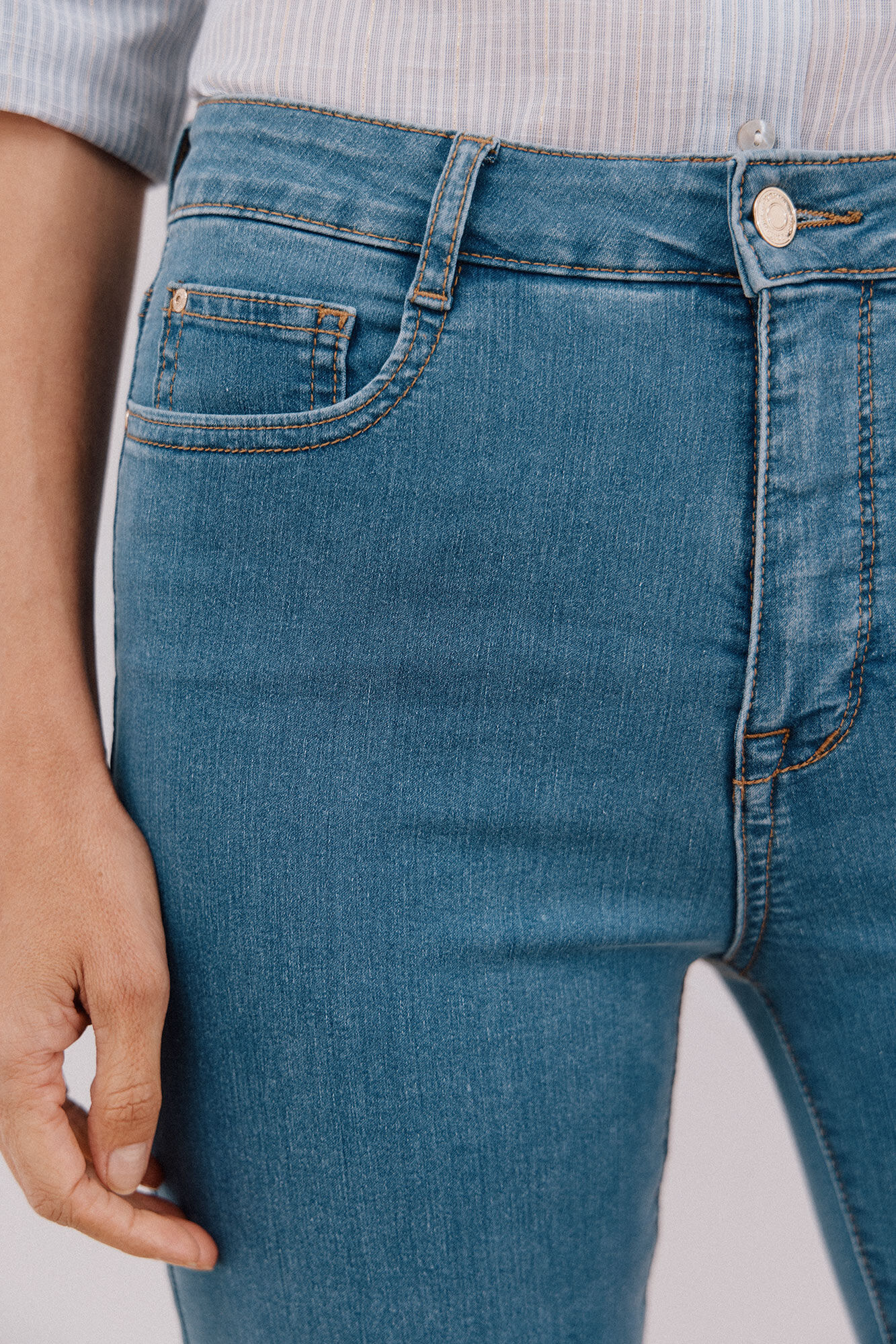 Cortefiel Sensational Jeans Navy