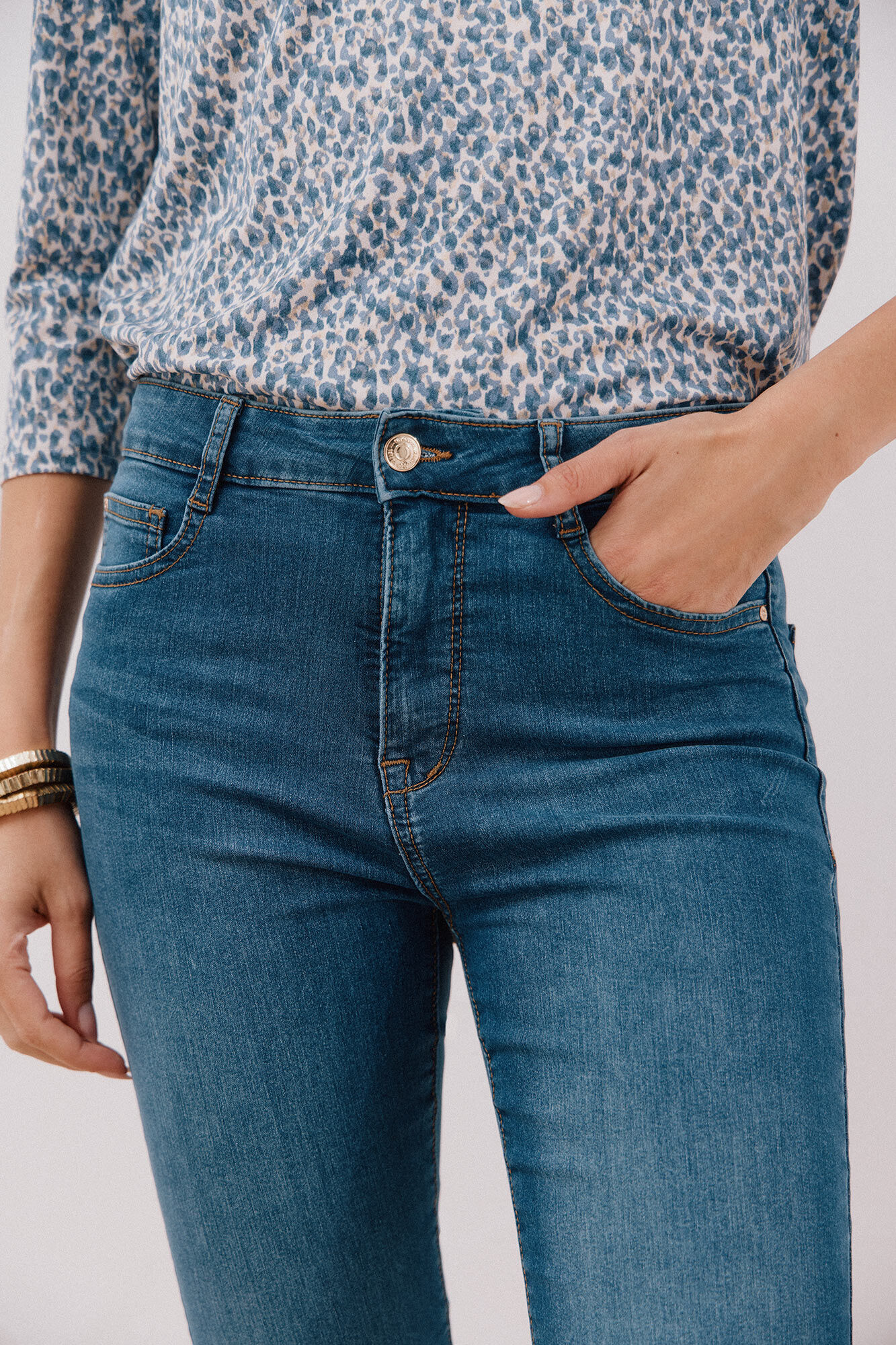 Cortefiel Jeans Sensational Azul