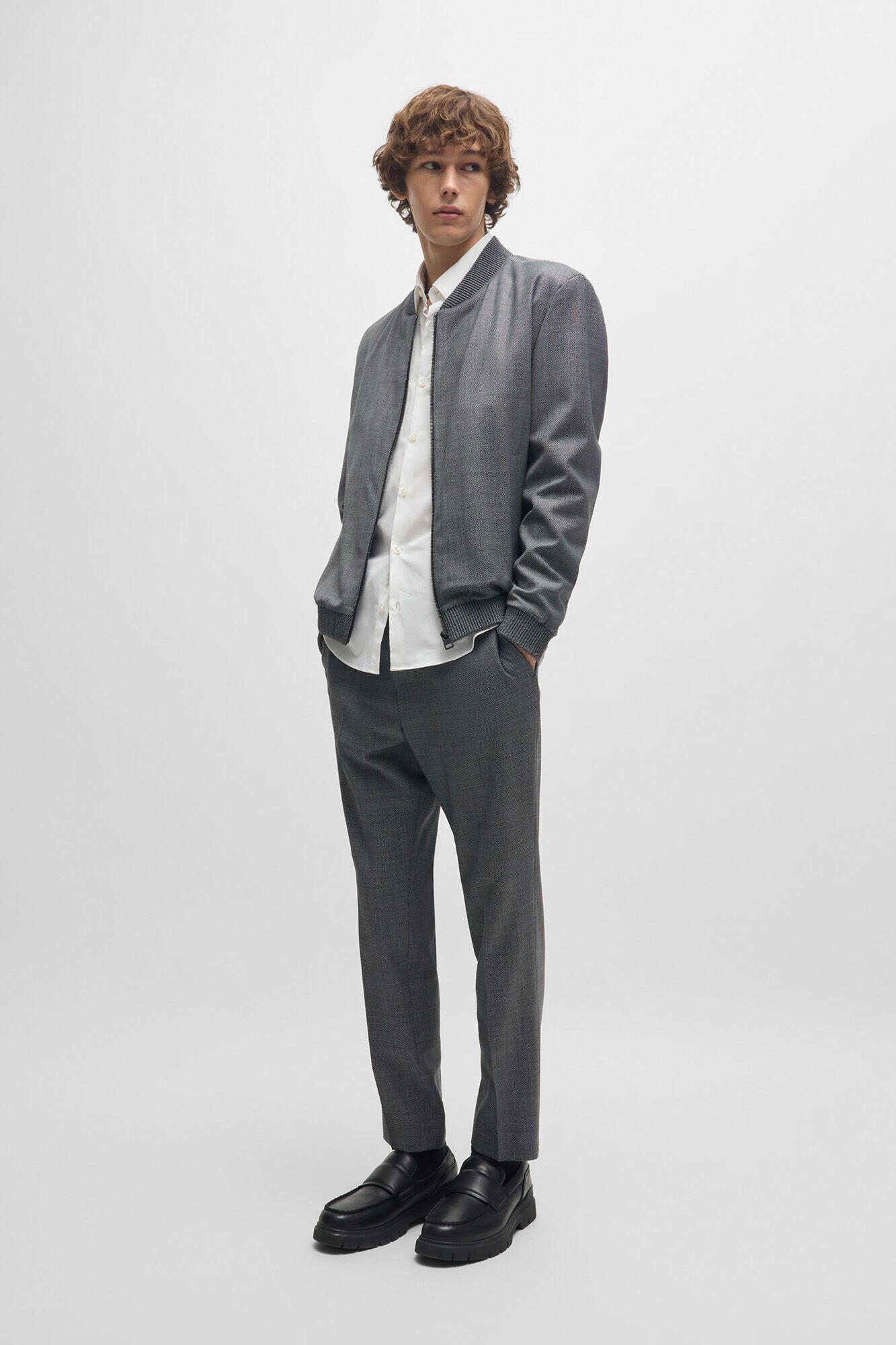 HUGO Camisa de manga comprida Branco