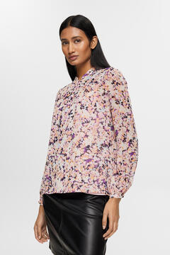 Cortefiel Floral print chiffon blouse Multicolour