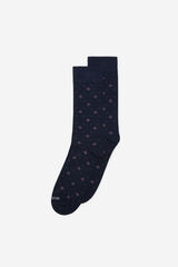 Cortefiel Motif socks Navy