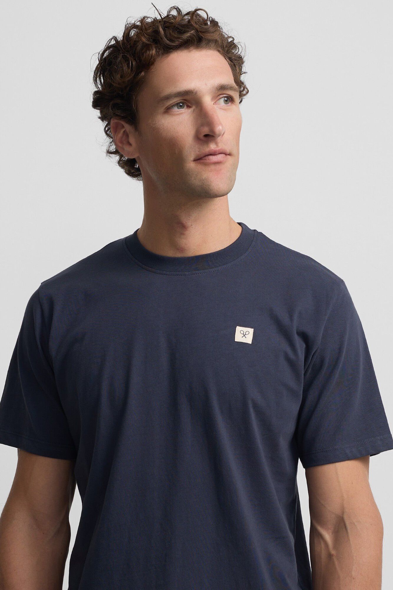 Silbon Camiseta lisa minilogo parche