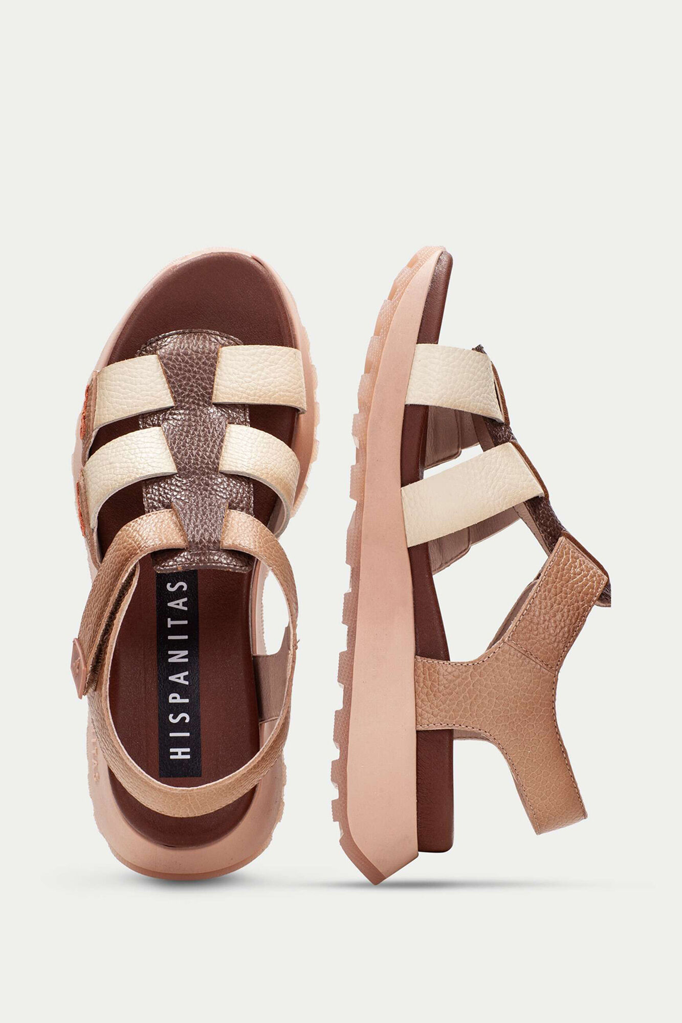 Hispanitas Sand&aacute;lia desportiva Castanho