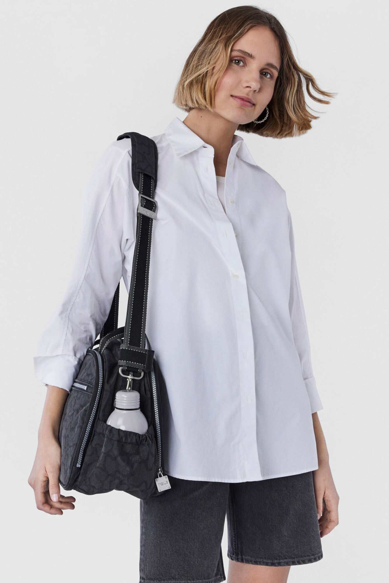 Tous Kaos New Colores baby bag in anthracite-black Black