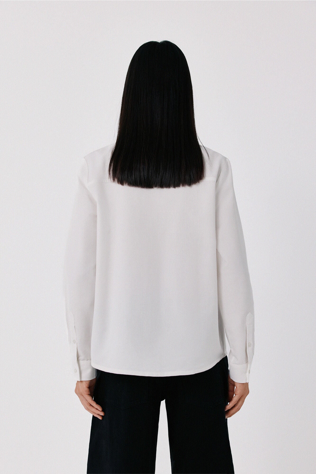 Cortefiel Oxford basic shirt White