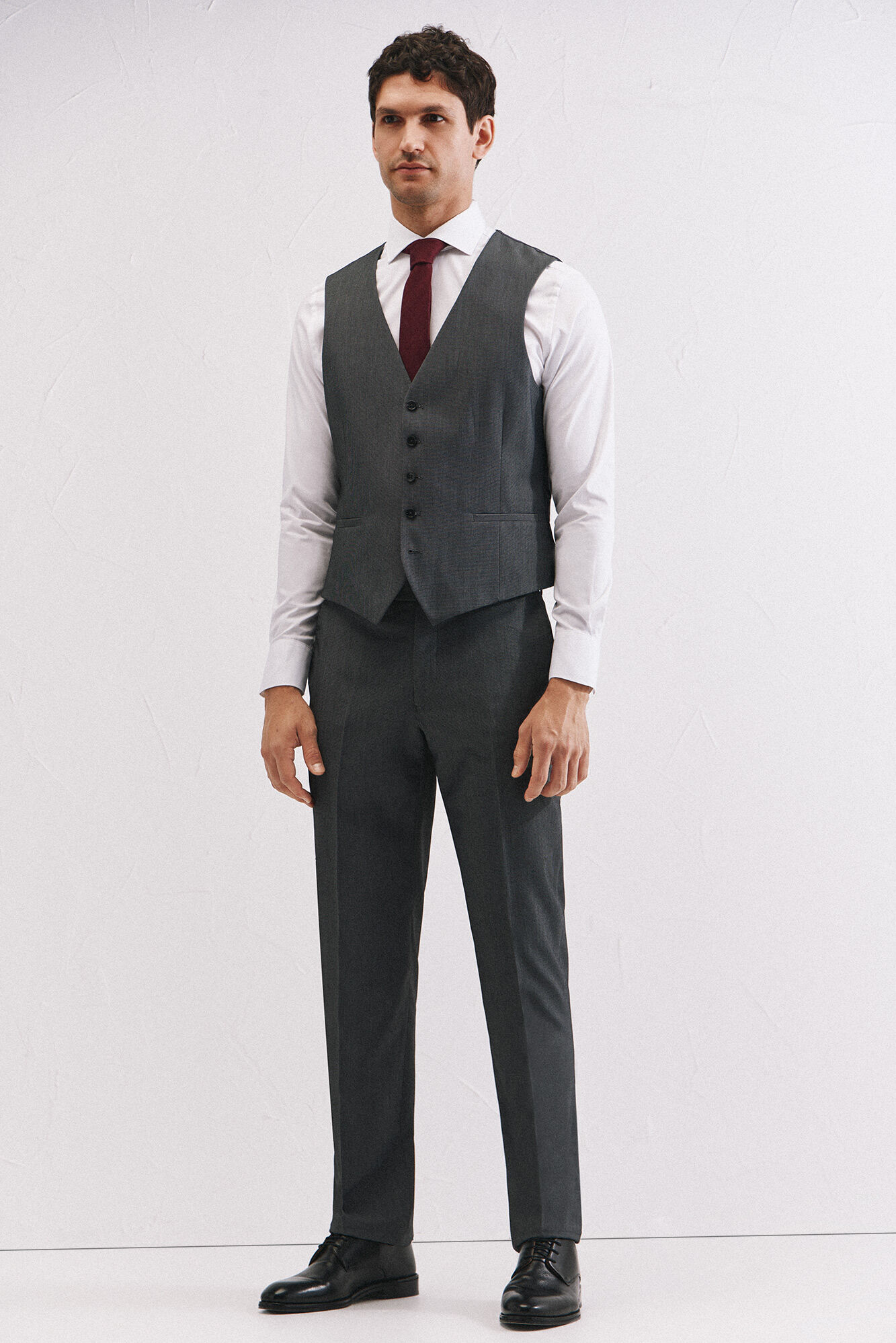 Cortefiel Structured vest series xxi Dark grey