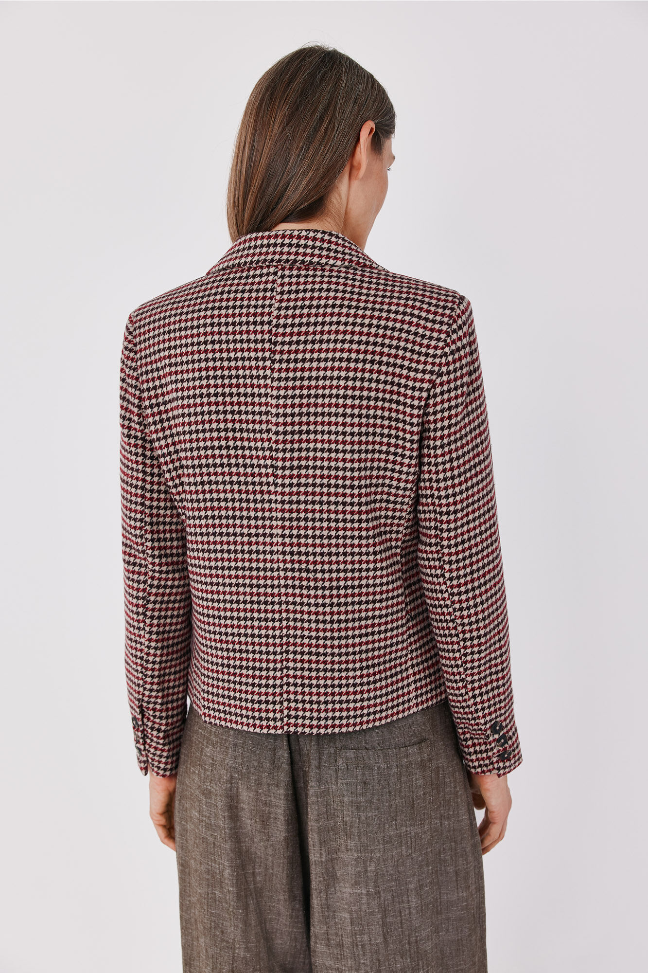 Cortefiel Short blazer Maroon