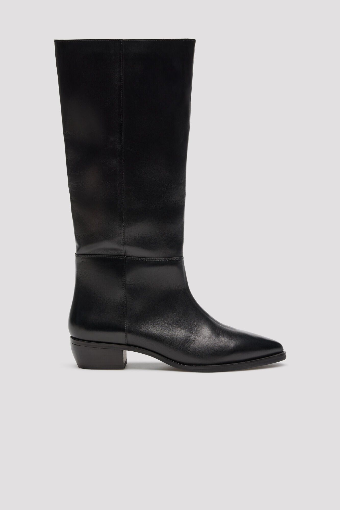 Cortefiel Leather high boot