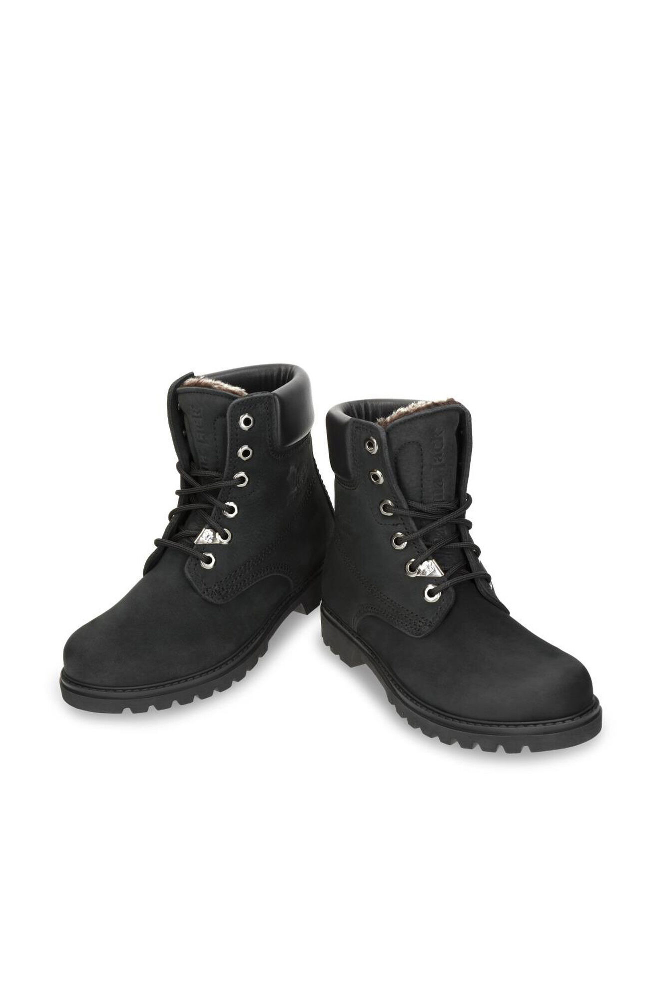 Panama Jack Bota feminina baixa Preto