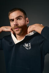 OOTO Polo de rugby de manga comprida Azul