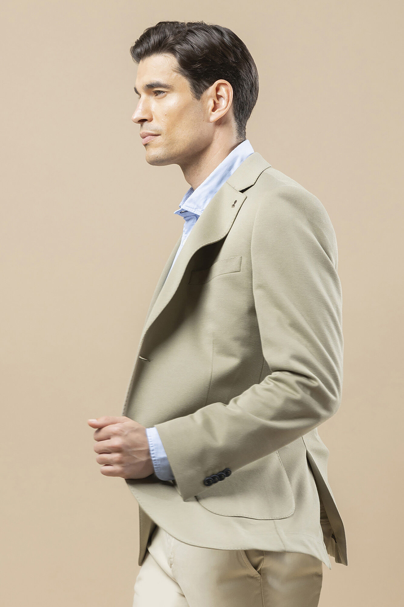 elPulpo Jersey-knit blazer Kaki