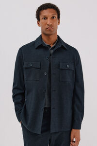 Cortefiel Micro-check cotton overshirt