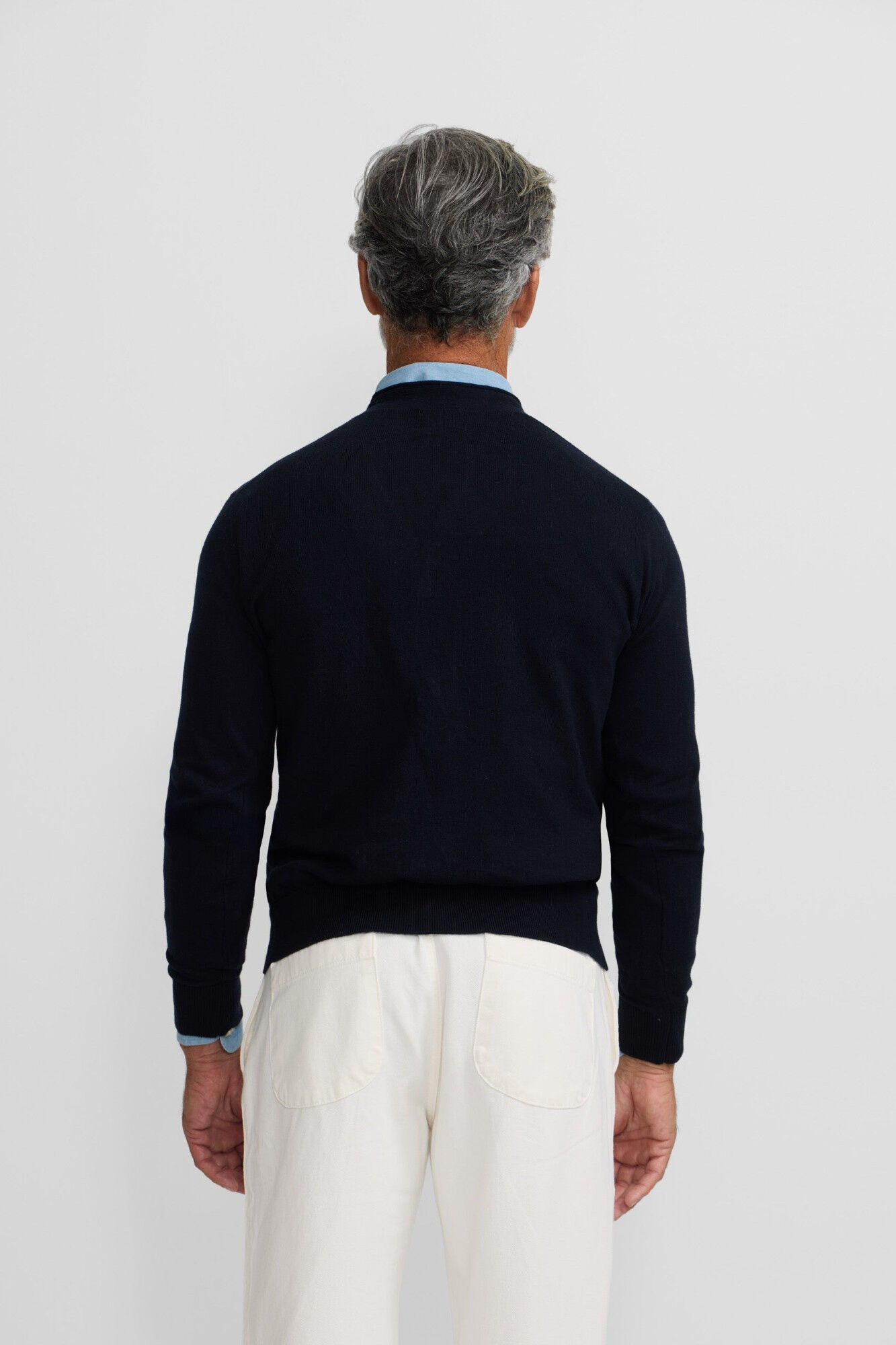 Silbon Casaco de malha cl&aacute;ssico Azul