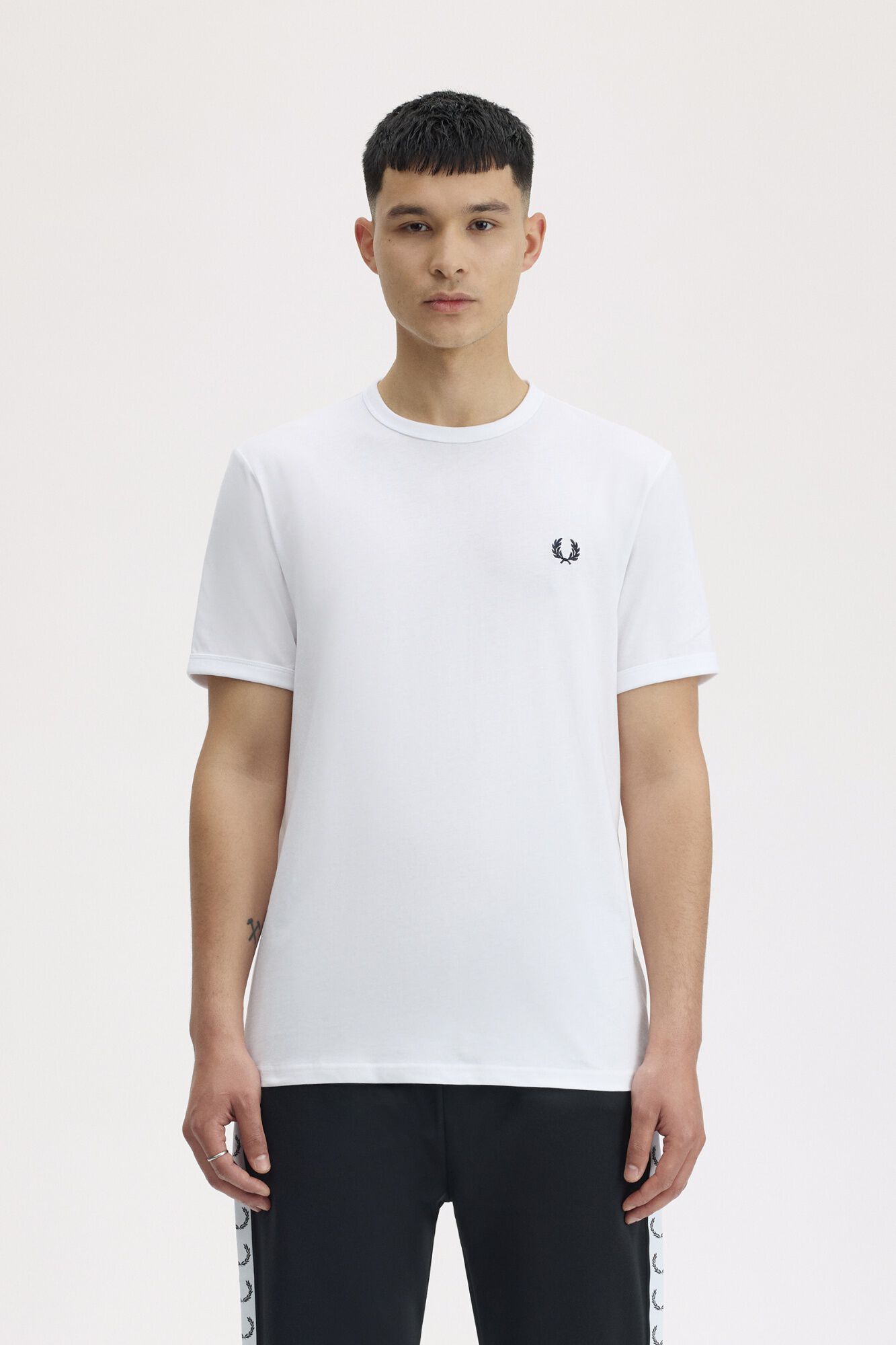Fred Perry Plain short sleeve T-shirt White