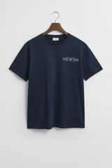 Gant Camiseta con estampado gráfico Azul marino