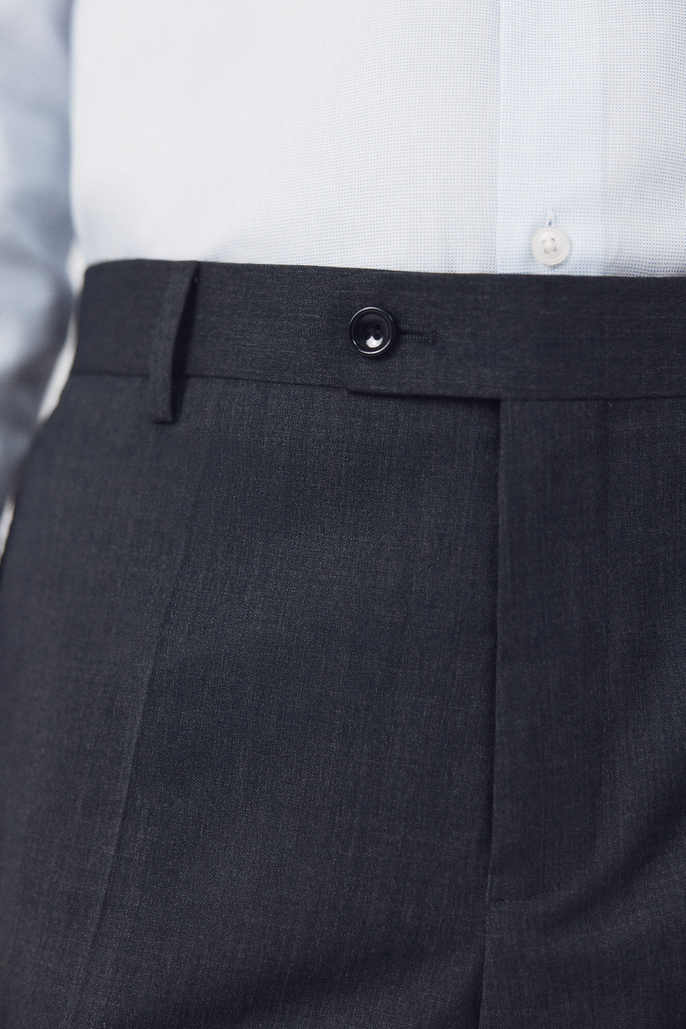 Cortefiel Plain coolmax pants Dark grey