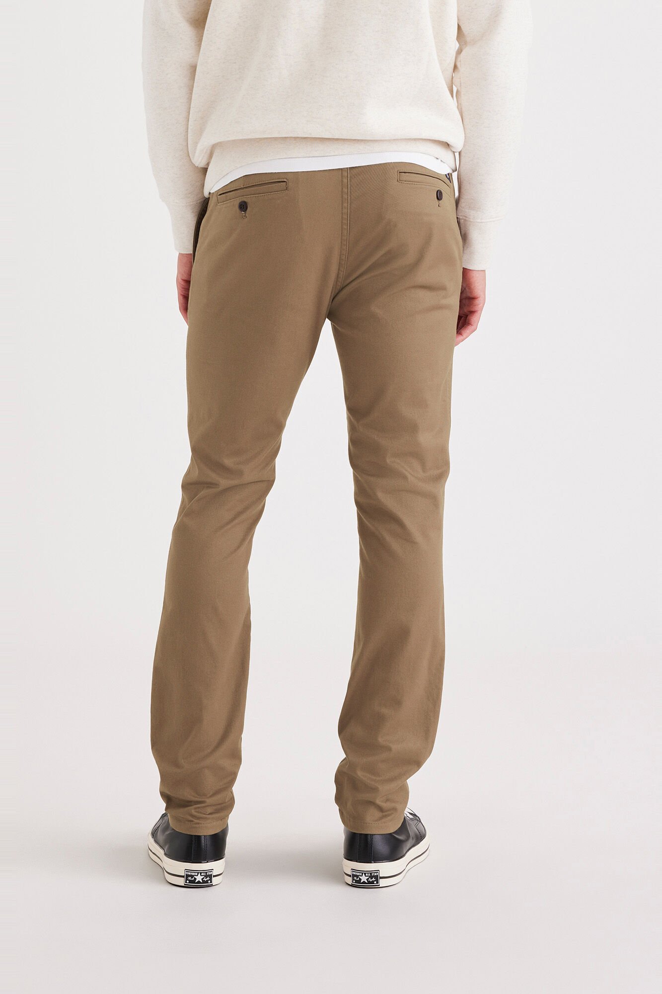 Dockers Pantalones chinos Skinny Fit Original para hombre Marr&oacute;n
