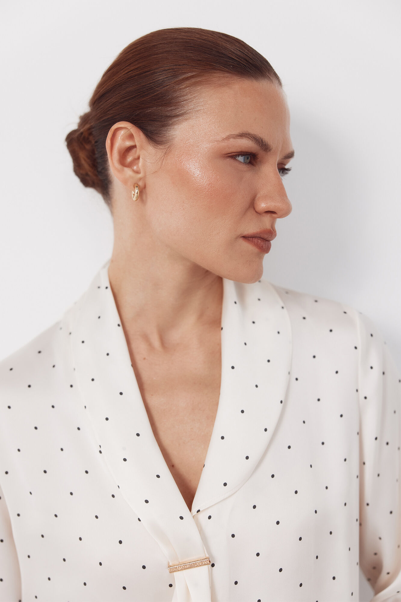 Cortefiel Blusa satinada lazada