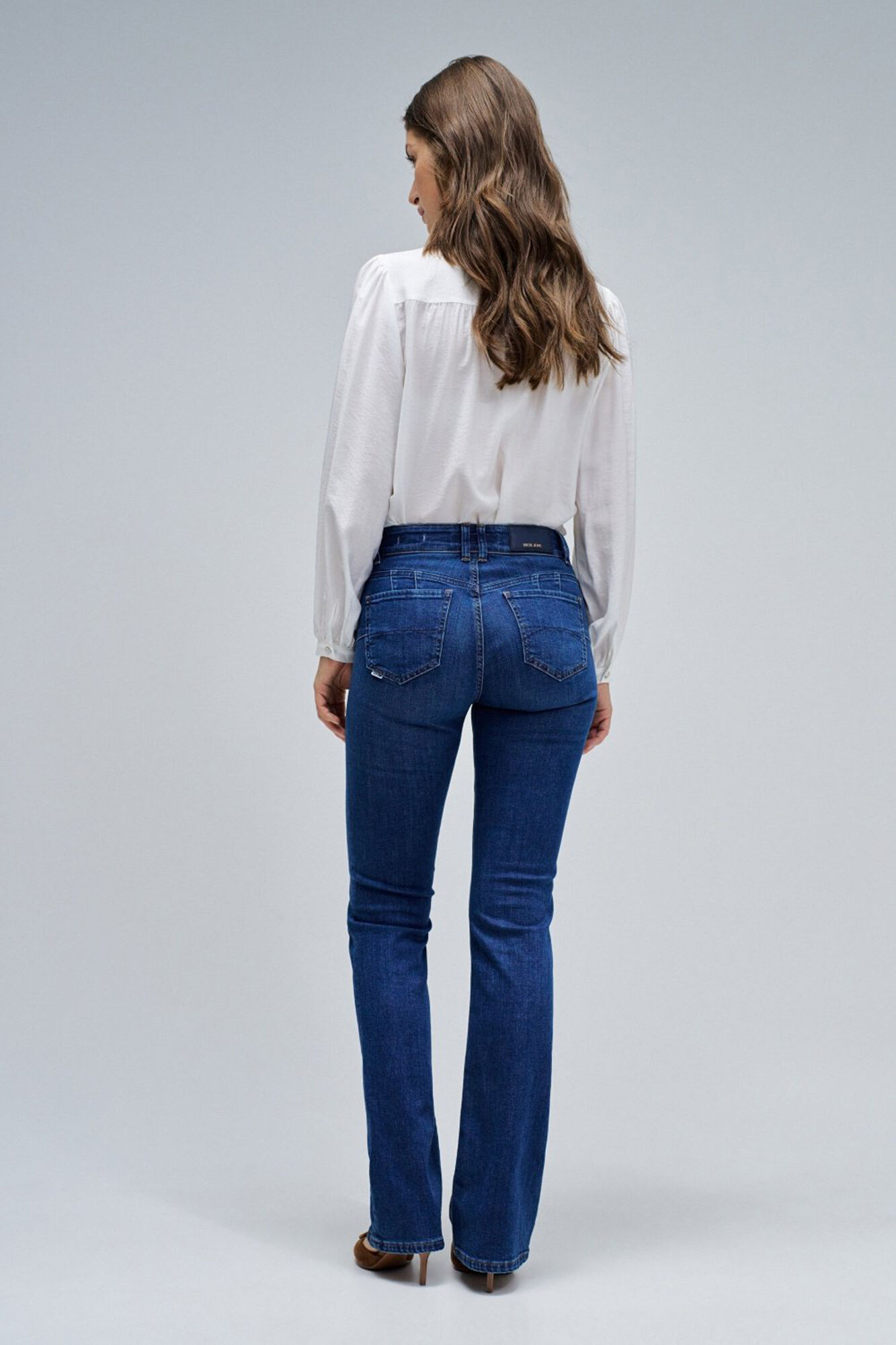 Salsa Jeans Cal&ccedil;a jeans bootcut push up Destiny Azul