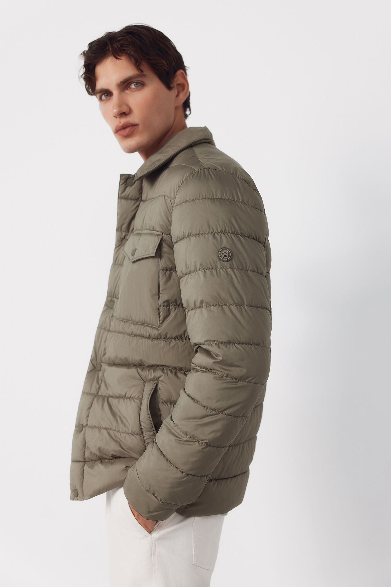 Cortefiel Ultralight quilted overshirt