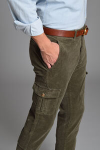 Cloking Cal&ccedil;a cargo de veludo cotel&ecirc;