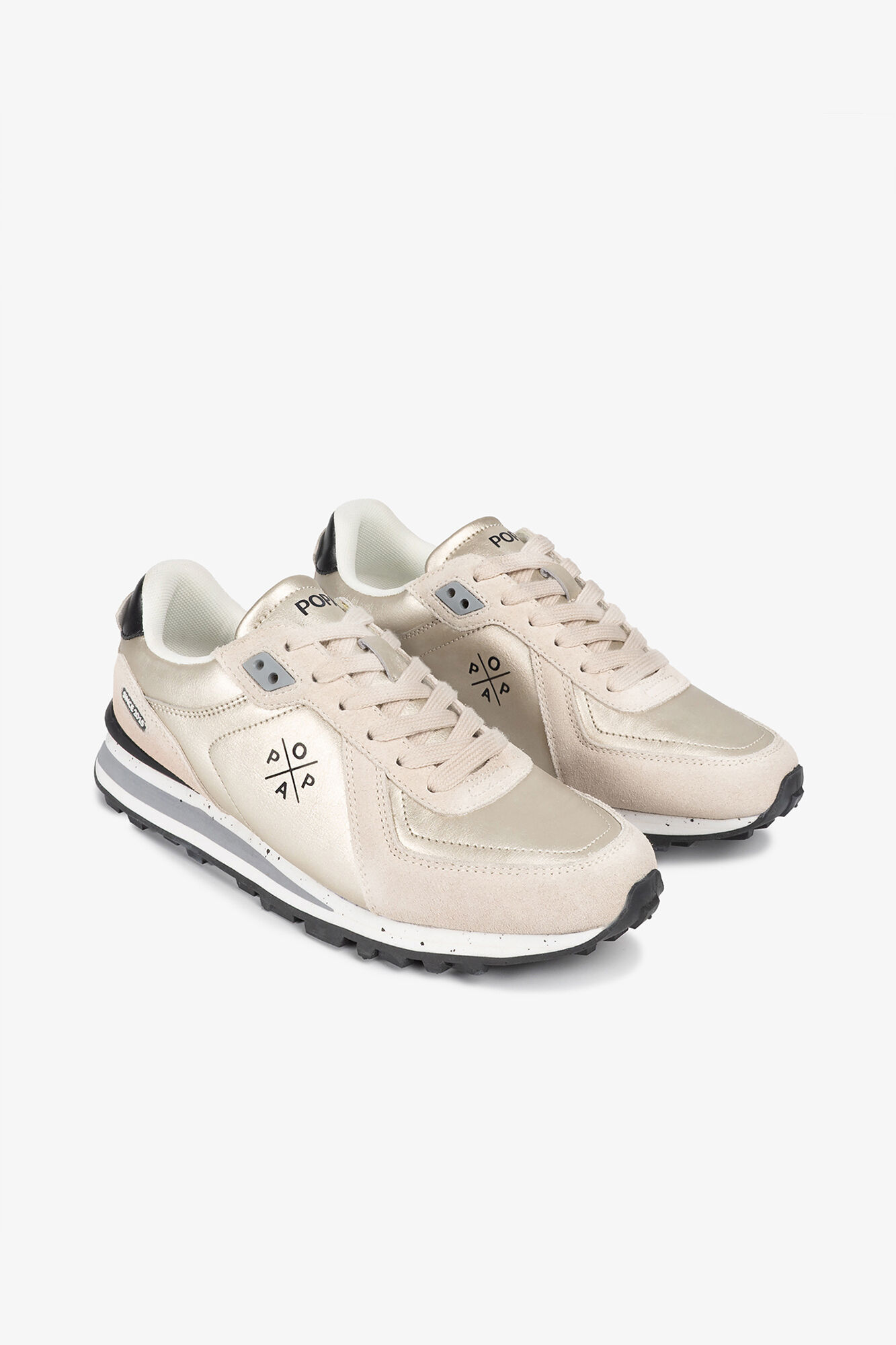 Popa T&ecirc;nis esportivo feminino laminado Blake