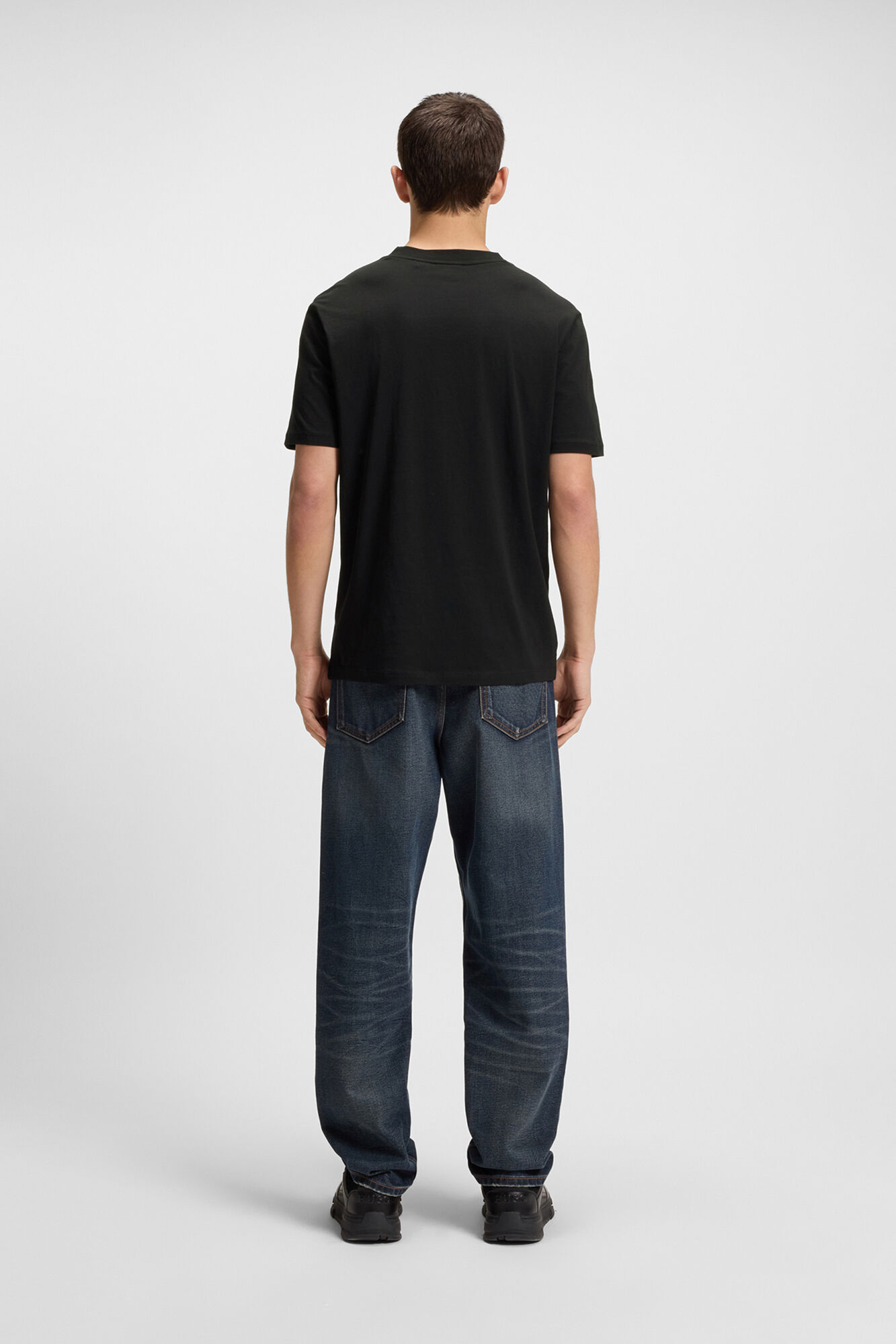 HUGO Short-sleeved T-shirt Black