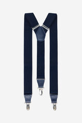 Cortefiel Cinta el&aacute;stica liso Azul