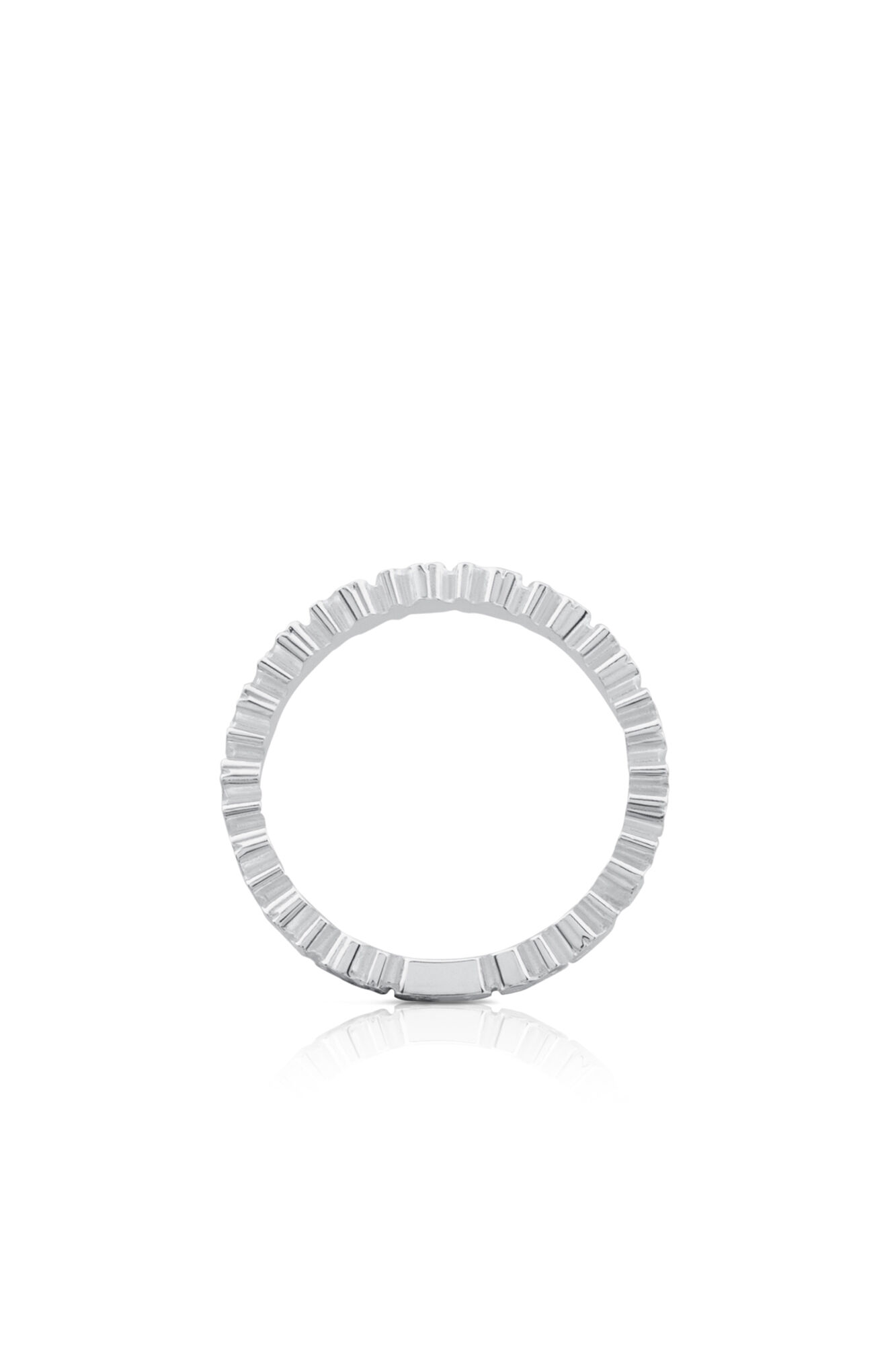 Tous Anillo de plata oso Straight Gris