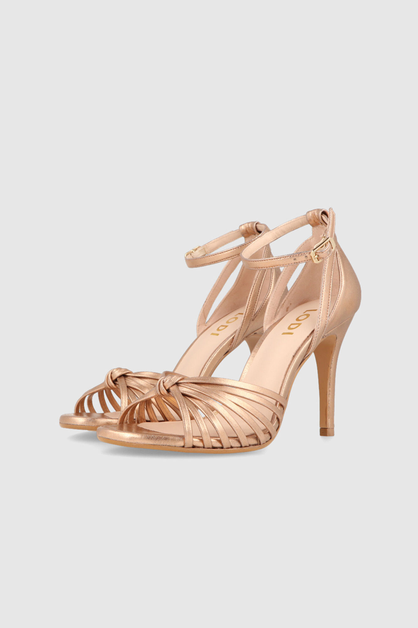 Lodi Sand&aacute;lias metalizadas  Dourado