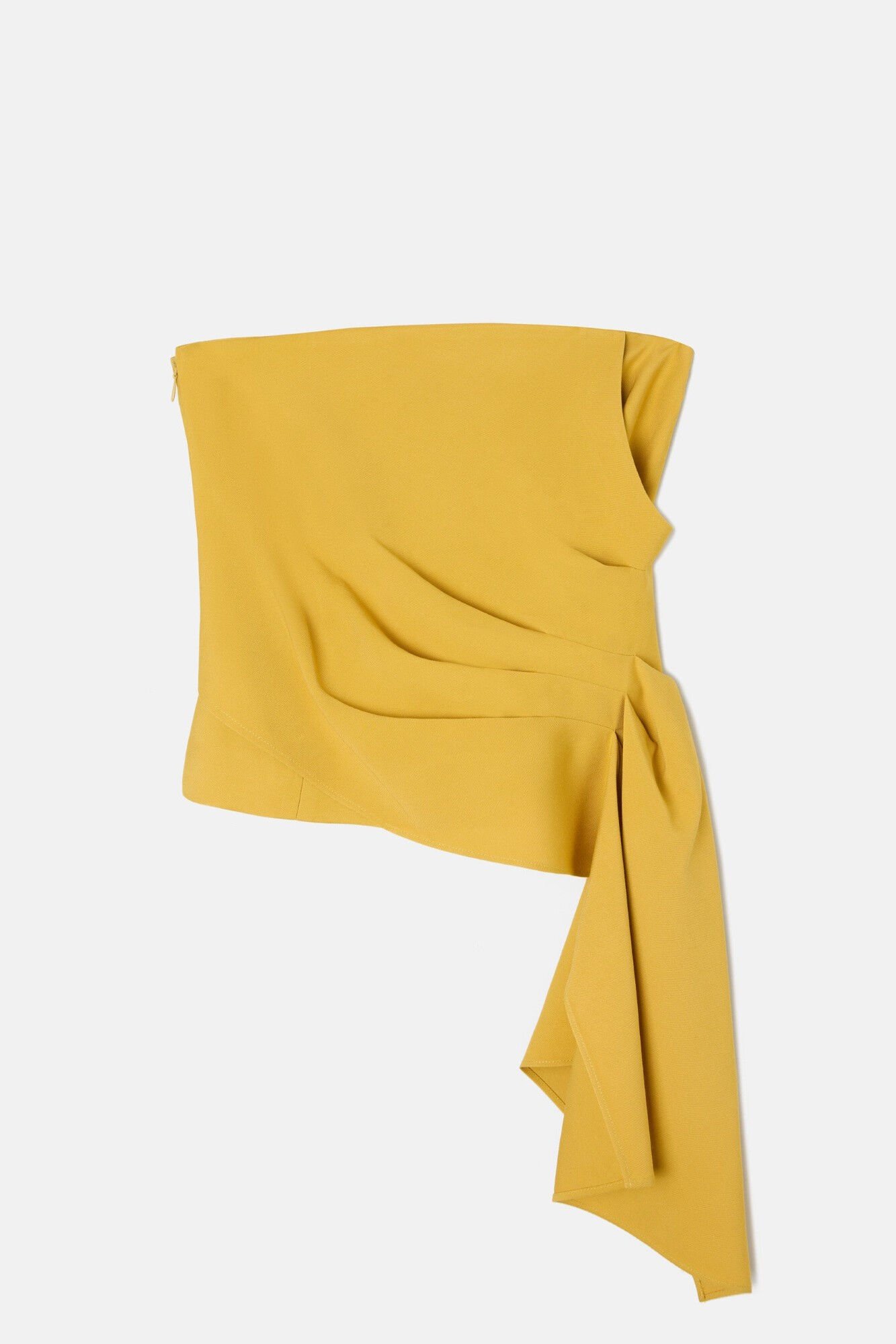 Silbon Top com folho Amarelo
