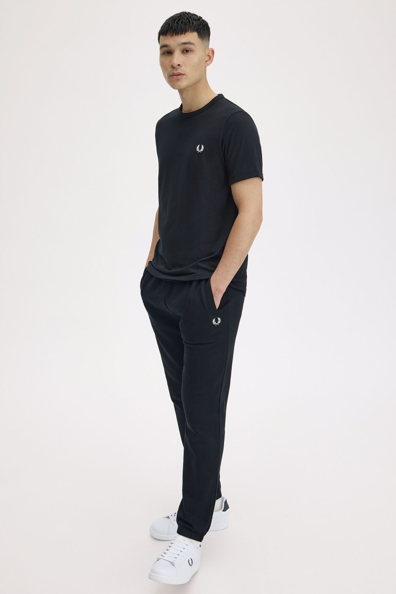 Fred Perry T-shirt lisa de manga curta