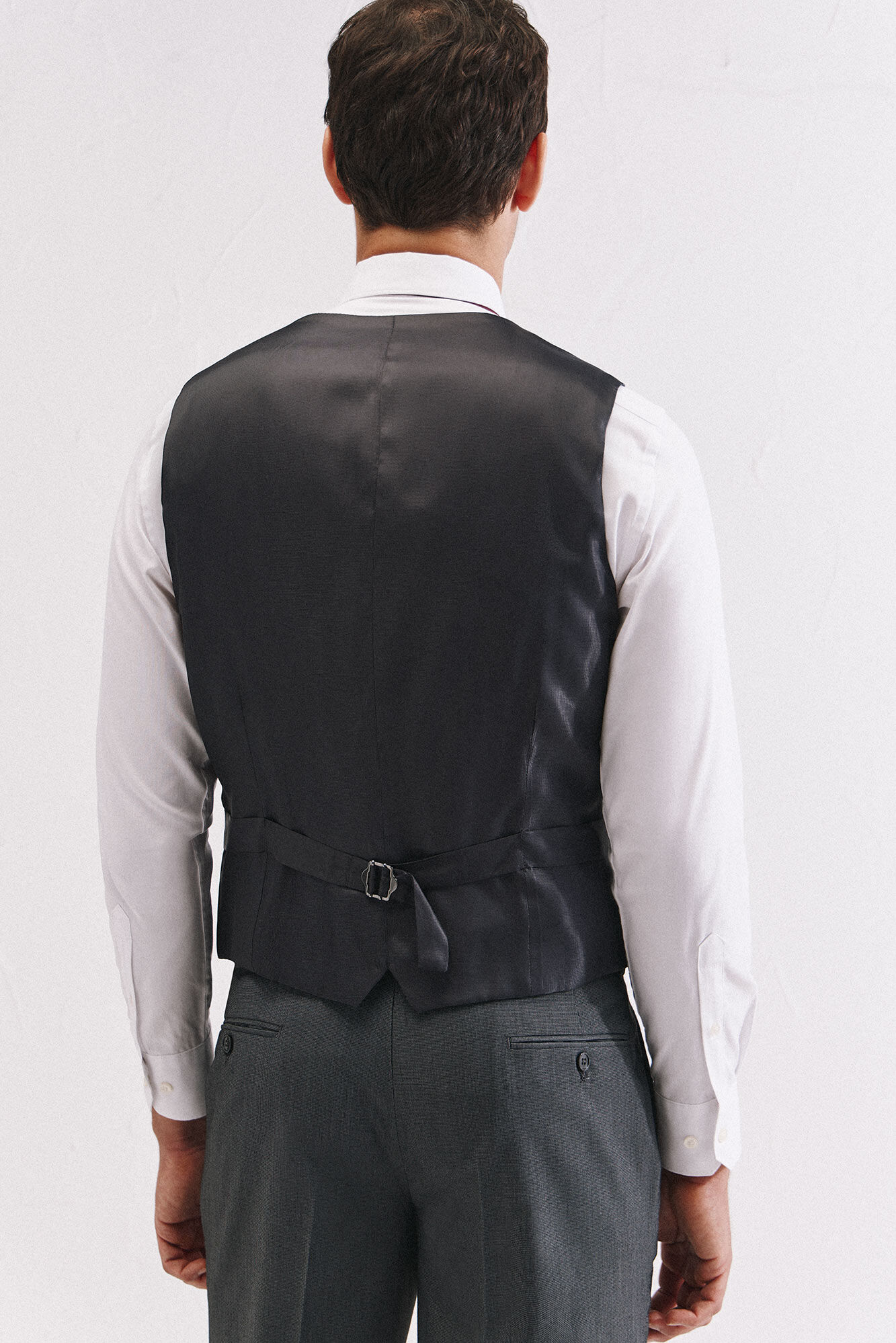 Cortefiel Structured vest series xxi Dark grey