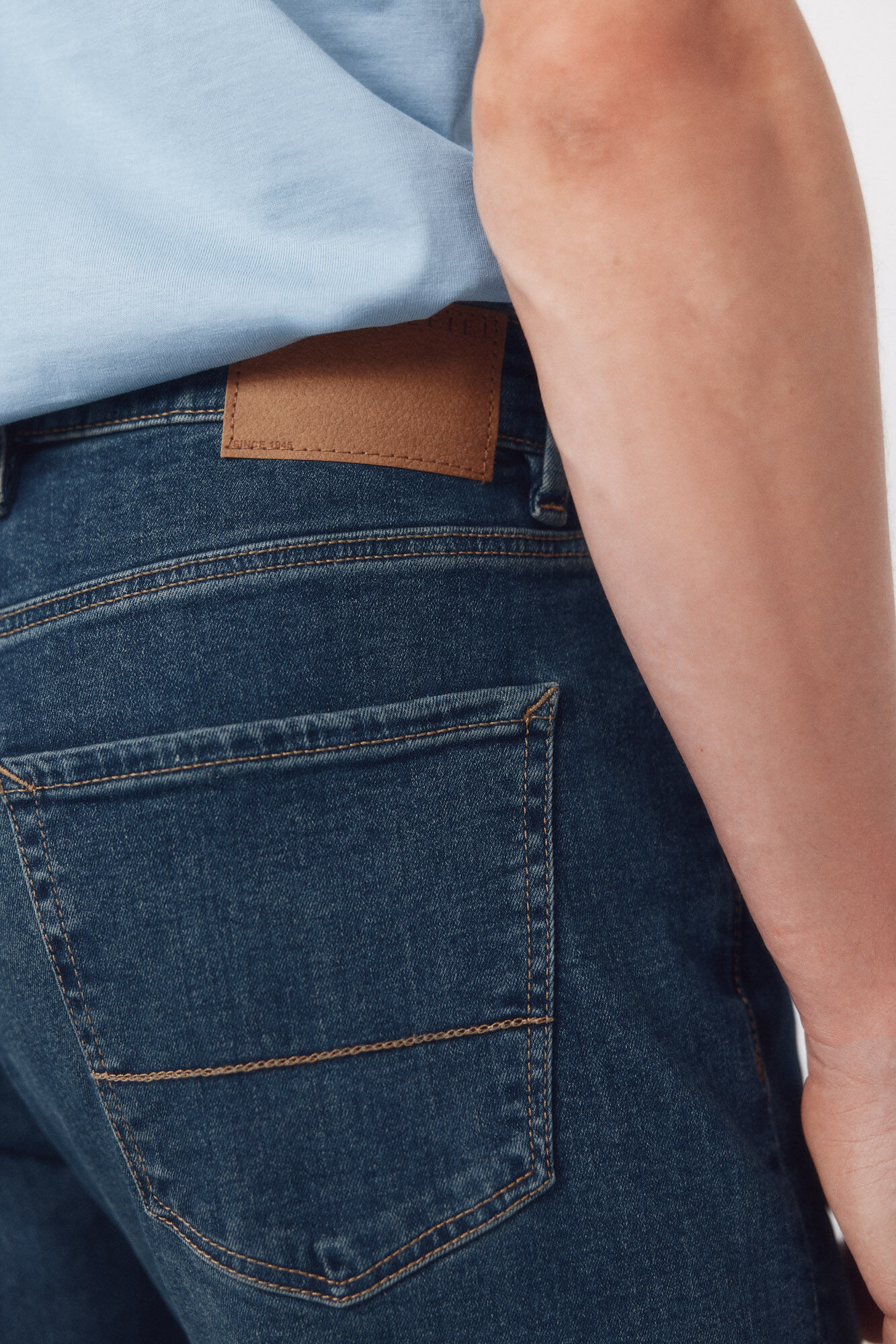 Cortefiel Regular fit jeans Blue