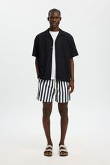 Selected Fato de banho liso Azul