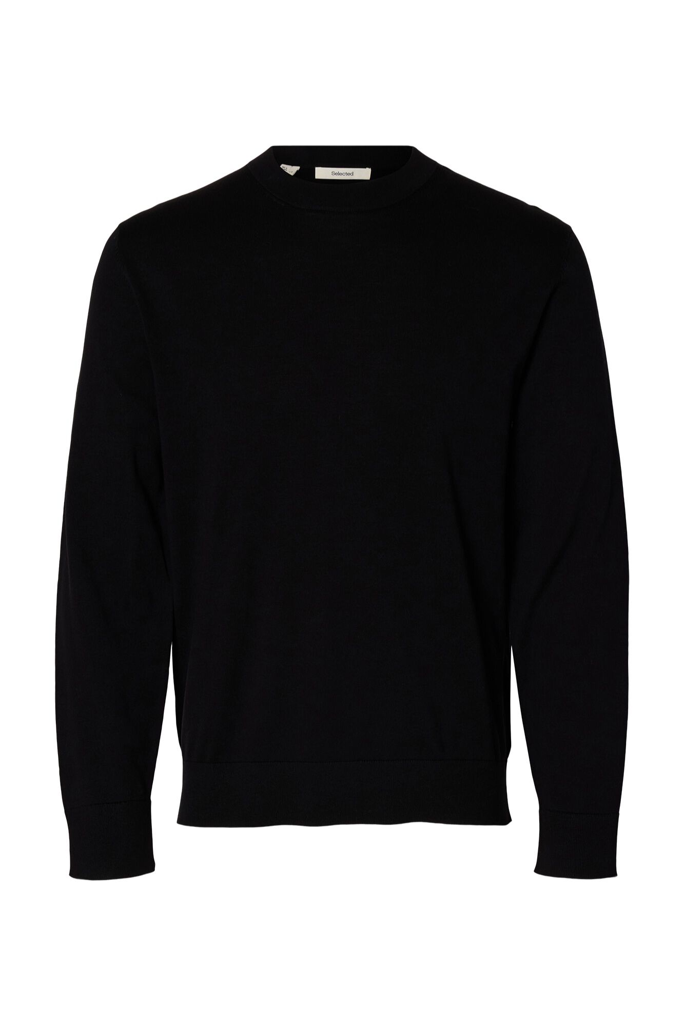 Selected Jersey ligero 100% algod&oacute;n org&aacute;nico Negro