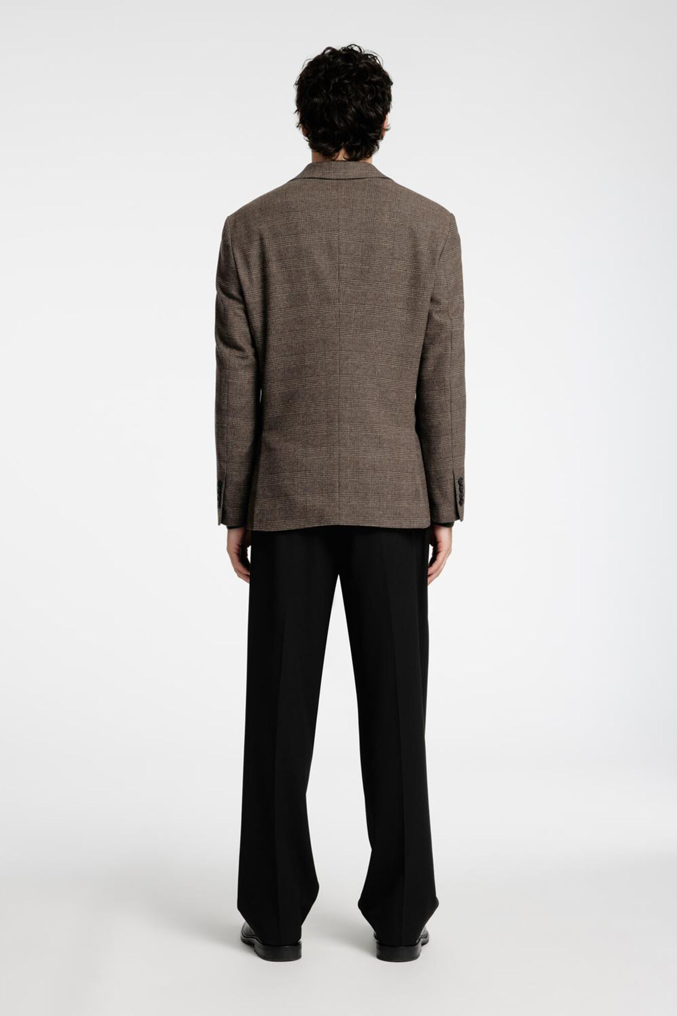 Selected Slim fit wool blazer Nude