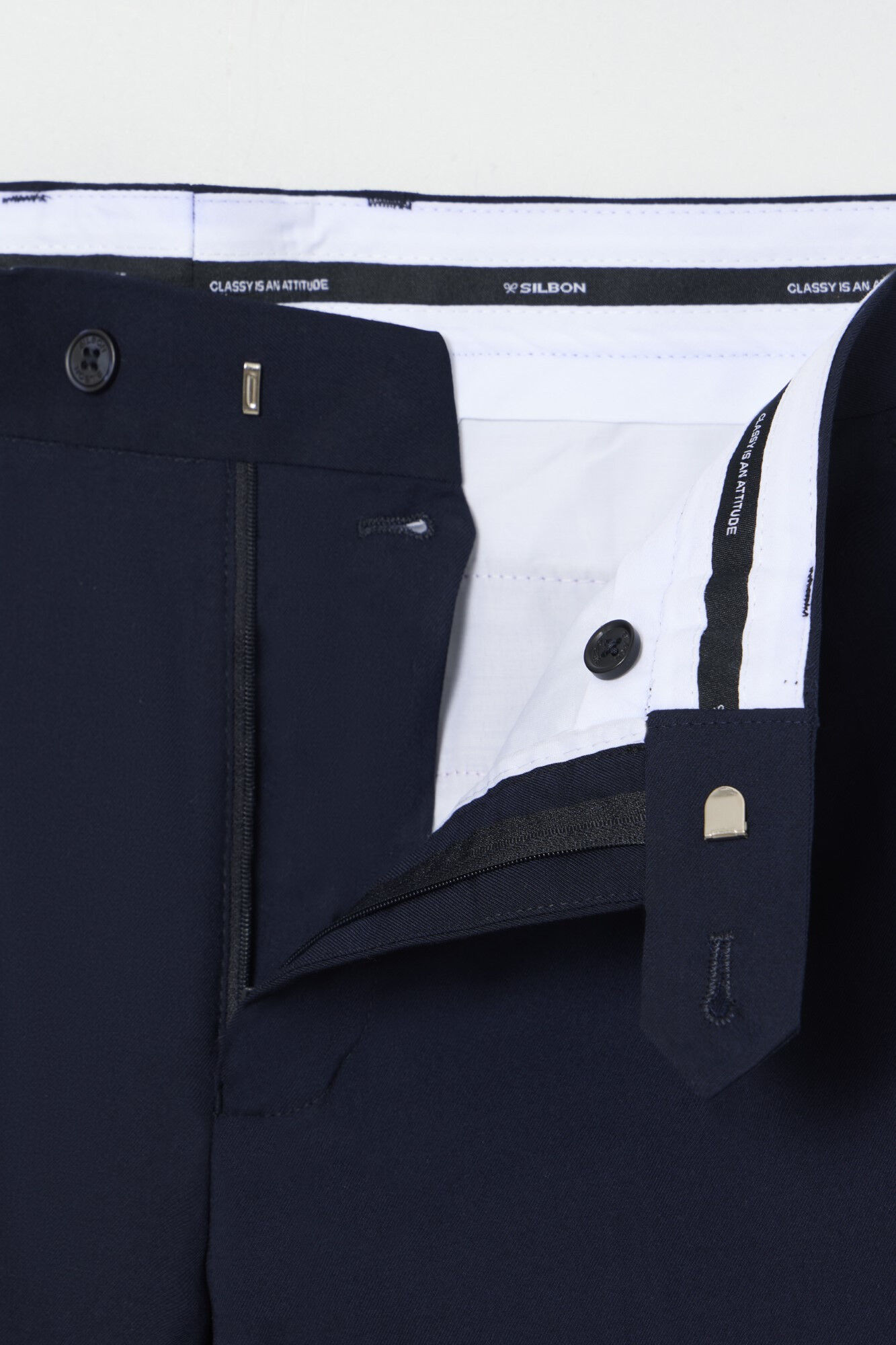 Silbon Cal&ccedil;as de fato essenciais Azul