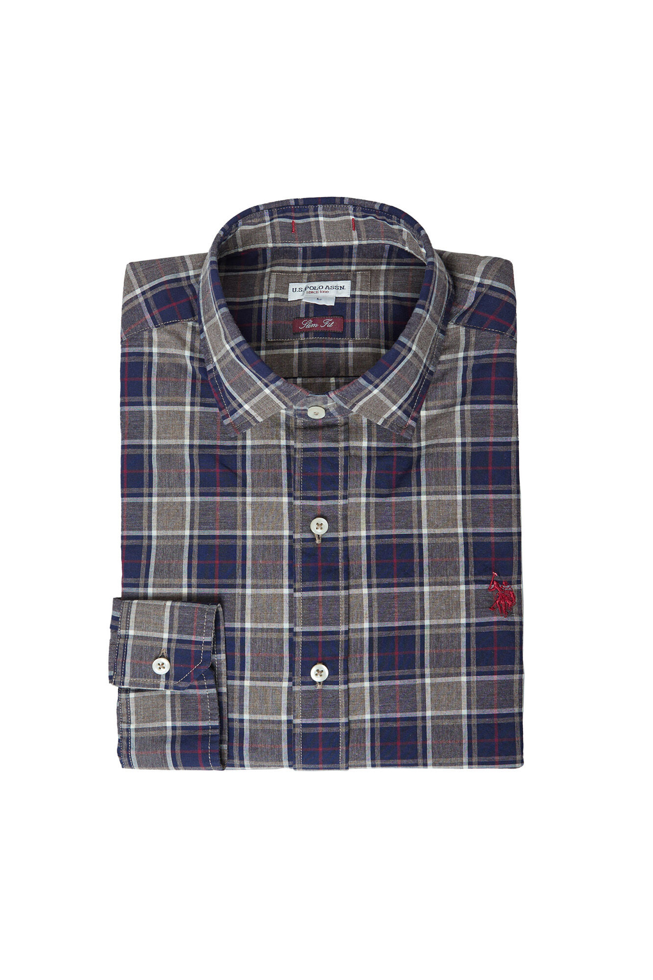 Us Polo Camisa Xadrez Zed