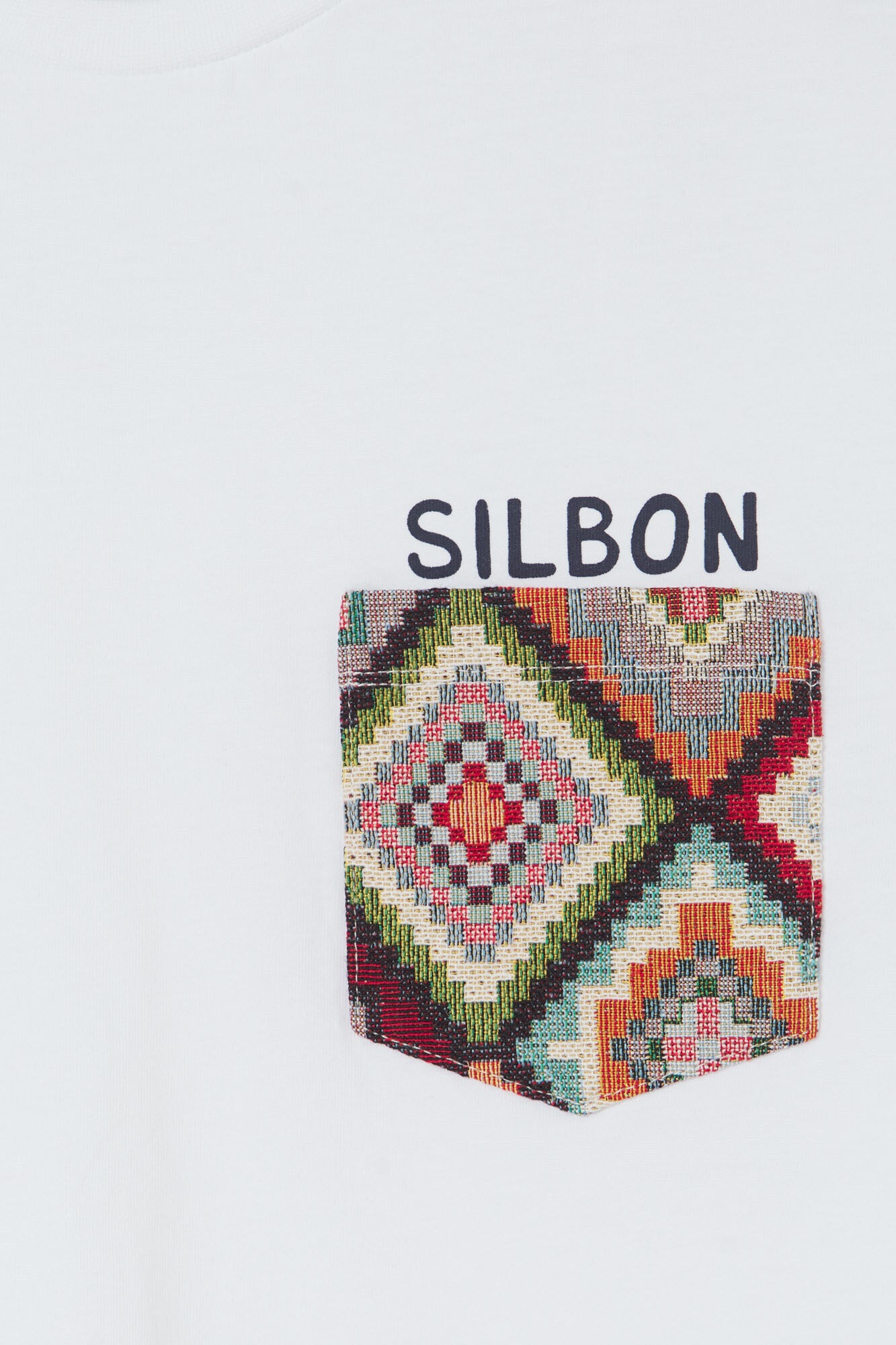 Silbon White apache pocket T-shirt White