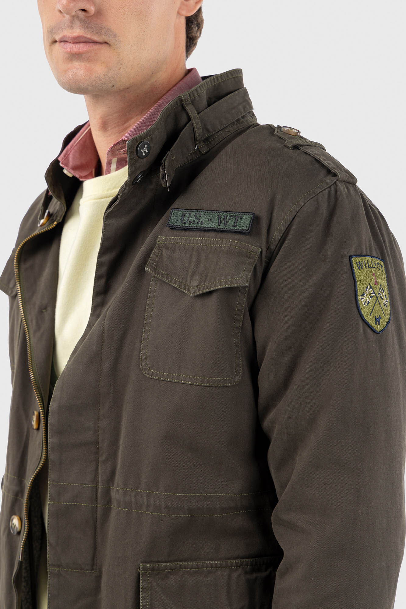 Williot Jaqueta saariana com manchas Verde