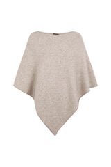 Cortefiel Poncho tacto suave Beige