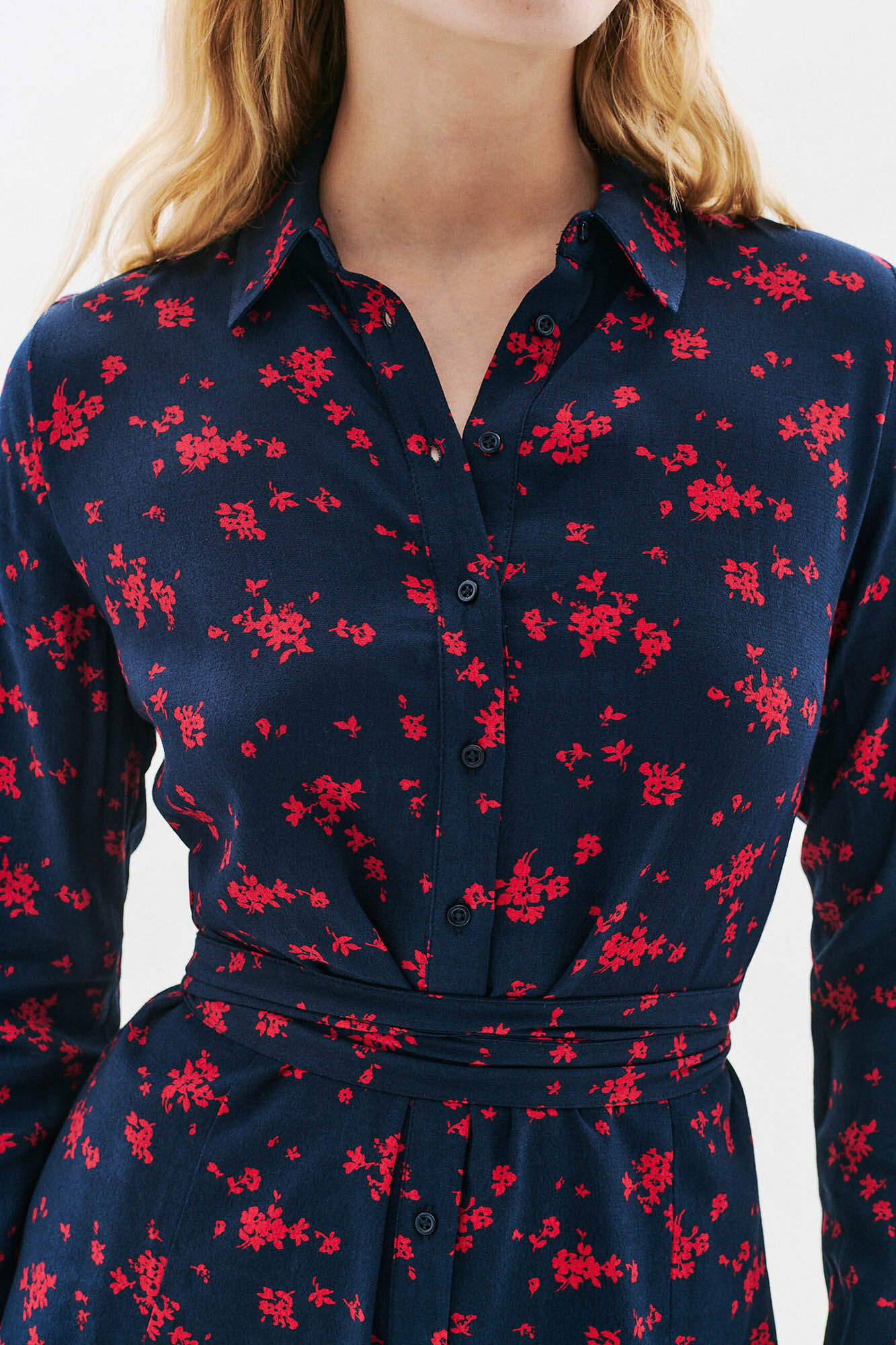 Caroll Vestido de flores 100% viscose