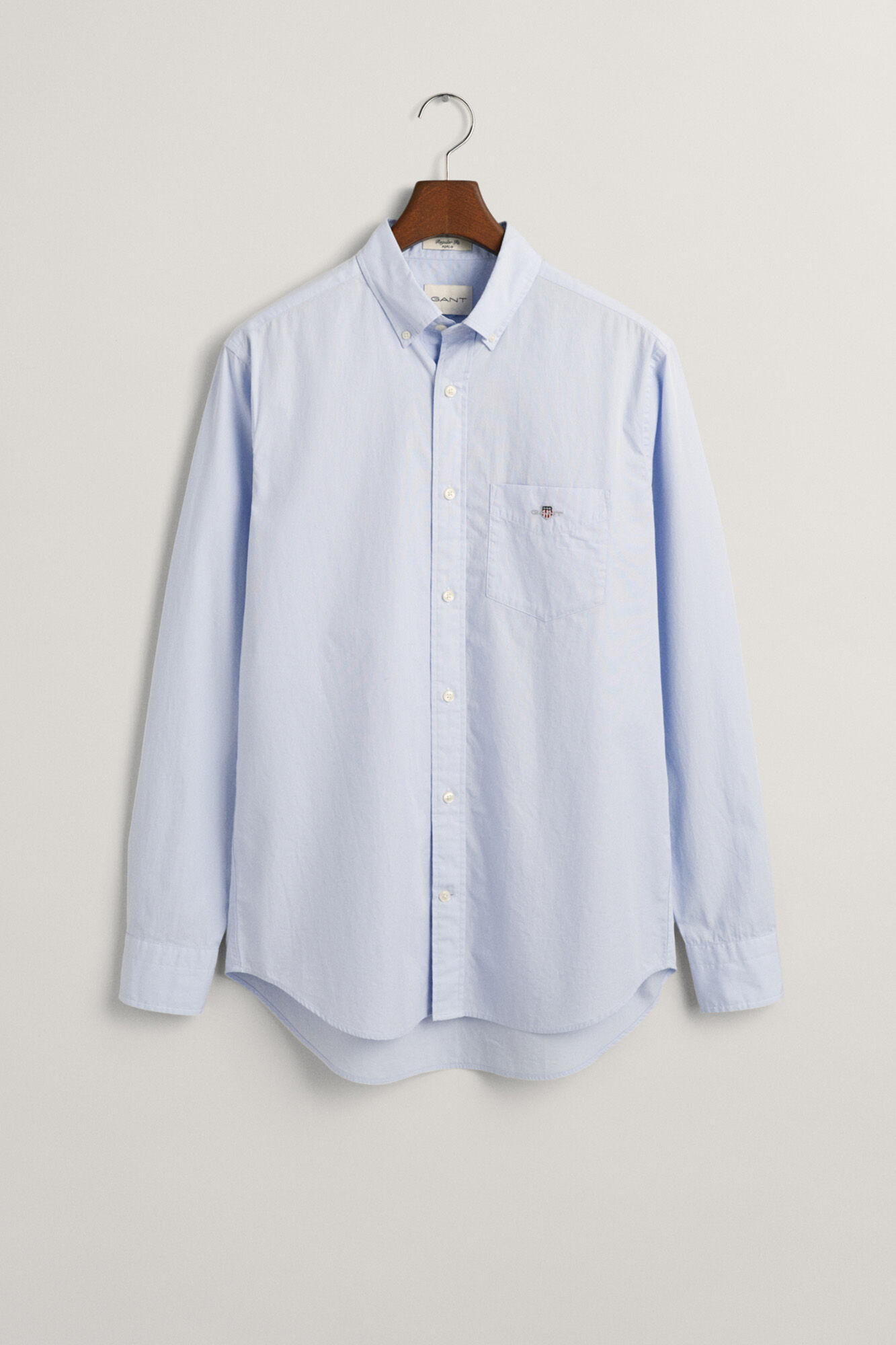 Gant Camisa de popeline Azul