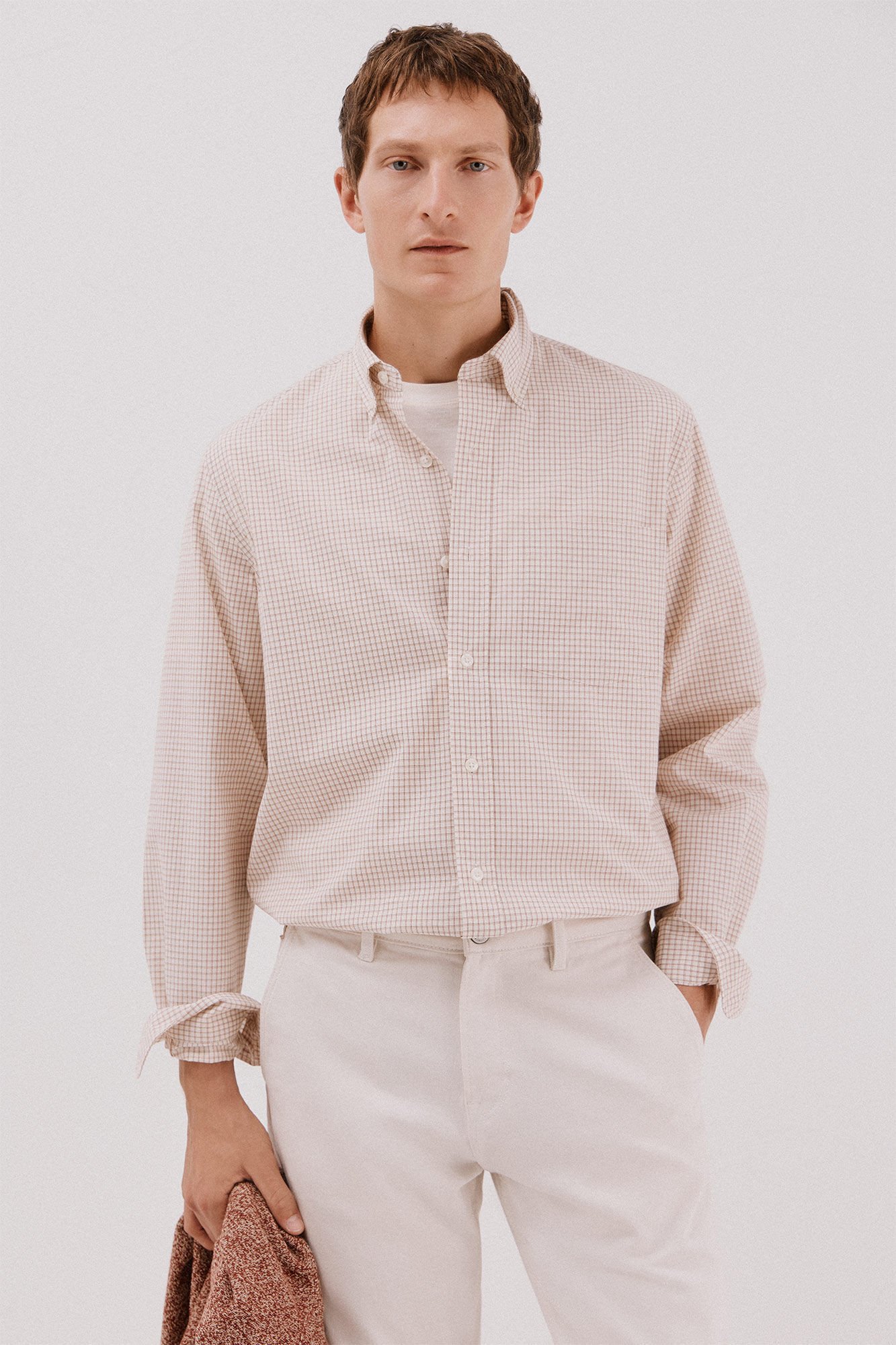Cortefiel Checked poplin shirt