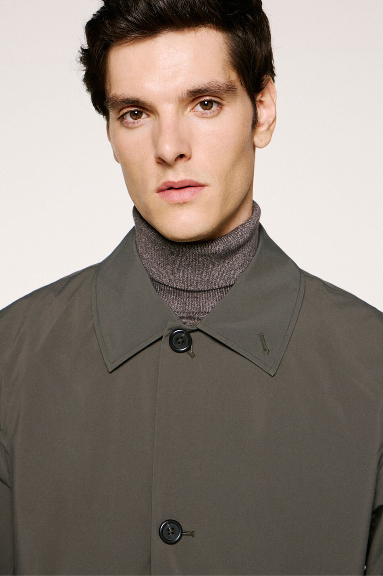 Selected Sobretudo t&eacute;cnica imperme&aacute;vel com colete remov&iacute;vel 