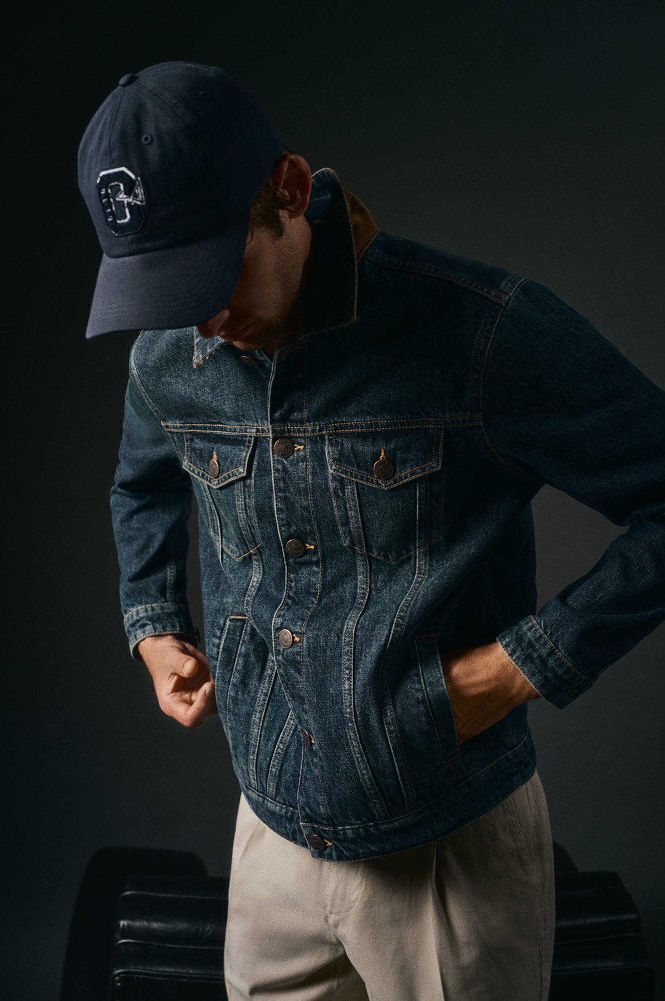 OOTO Blus&atilde;o denim Azul